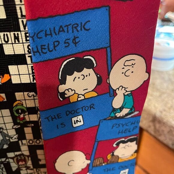 Vintage Ties Peanuts Looney Tunes Halloween made in Korea - Picture 13 of 14